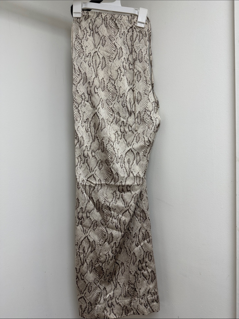 A New Day Mid-Rise Pull-On Satin Pants from Snakeskin